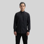 ROLLS SHIRT LONG SLEEVE BLACK - Monastery