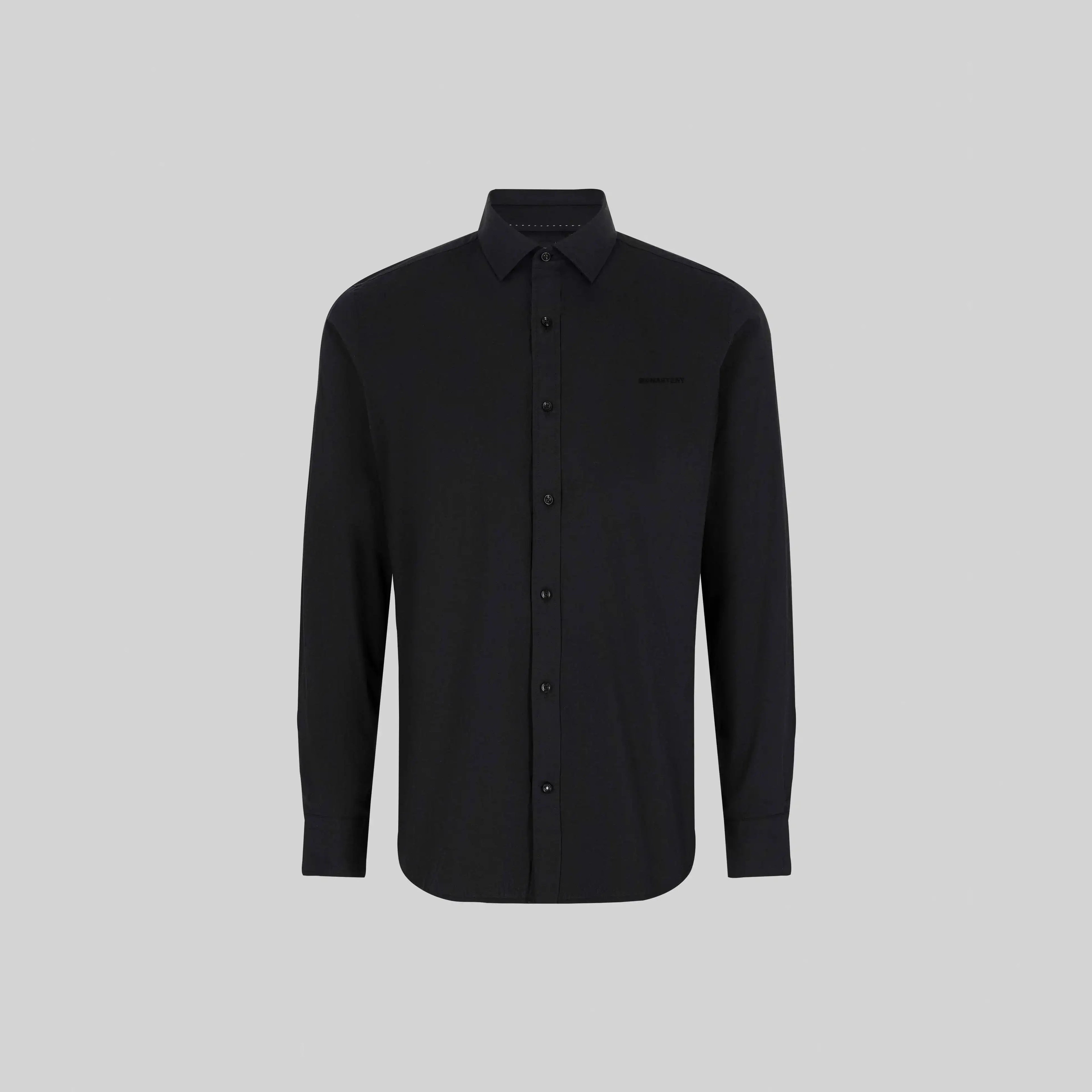 ROLLS SHIRT LONG SLEEVE BLACK - Monastery