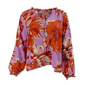 Blusa Hope & Harlow Mangas Largas Estampada Print P/ Damas by Hope & Harlow