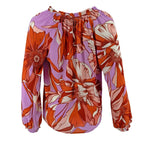 Blusa Hope & Harlow Mangas Largas Estampada Print P/ Damas by Hope & Harlow