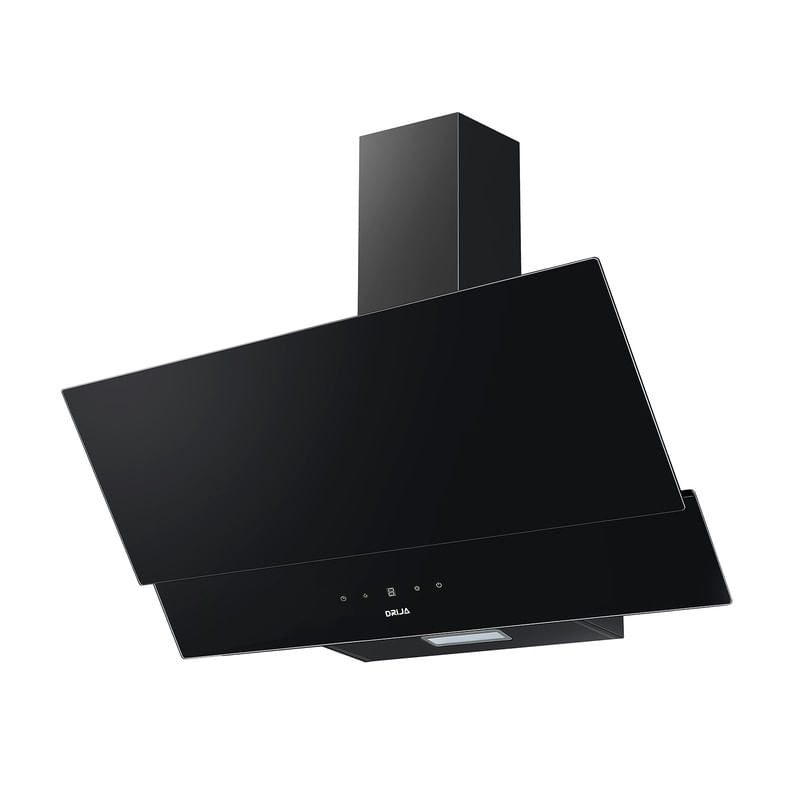 Extractor de Grasa DRIJA LED Vidrio Templado Negro RECTANGULO 90 BLACK