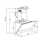 Extractor DRIJA RECTANGULO 90 BLACK