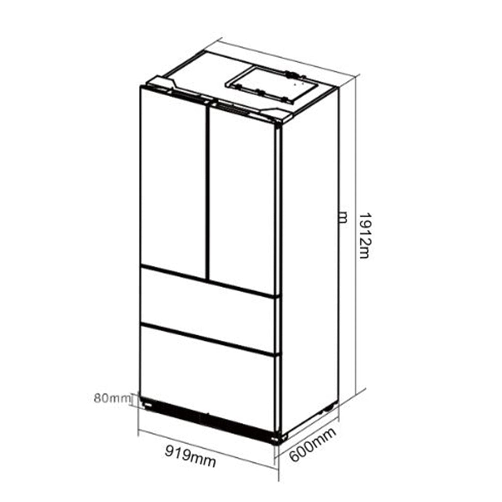 Nevera DRIJA GLASS-B 18FD4P