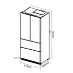 Nevera DRIJA GLASS-B 18FD4P