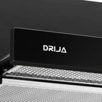 Extractor de Grasa Empotrable DRIJA LED Negro RETRACTIL TOUCH 60 BLACK