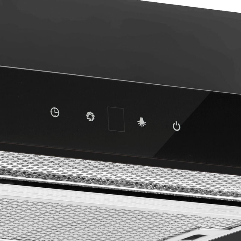 Extractor de Grasa Empotrable DRIJA LED Negro RETRACTIL TOUCH 60 BLACK