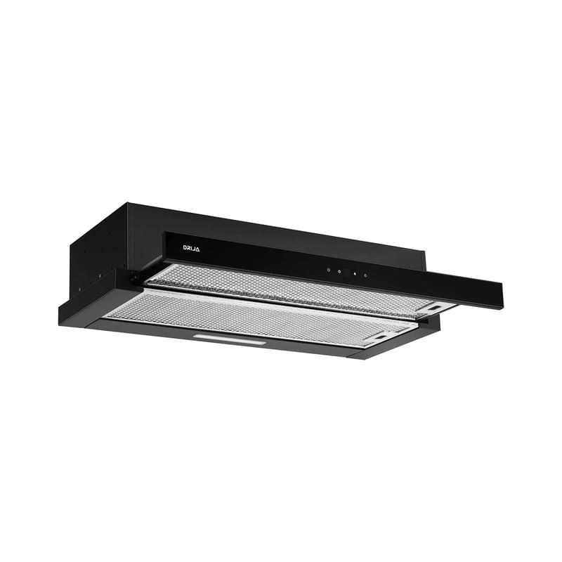 Extractor de Grasa Empotrable DRIJA LED Negro RETRACTIL TOUCH 76 BLACK