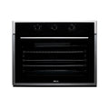 Horno a Gas Gas DRIJA Vidrio Templado Acero Inoxidable Negro ROMA 76 GAS