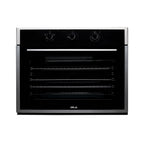 Horno a Gas Gas DRIJA Vidrio Templado Acero Inoxidable Negro ROMA 76 GAS