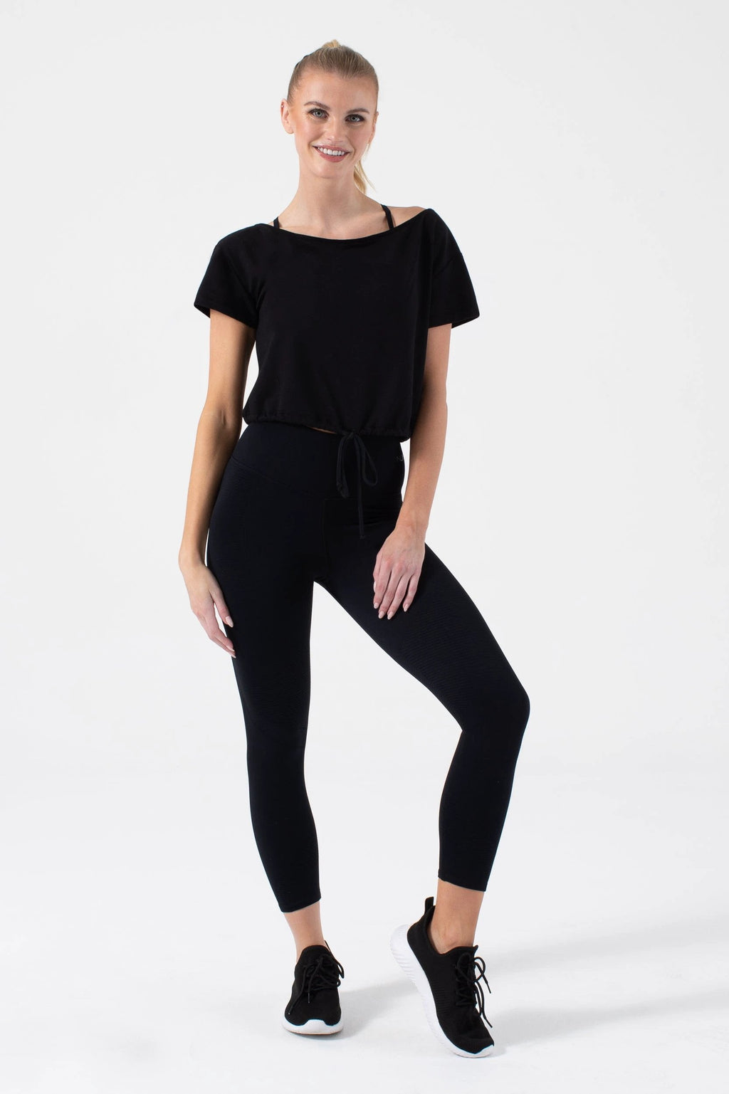 Top Nux Active Mangas Cortas Liso Deportivo Para Damas by Nux Active