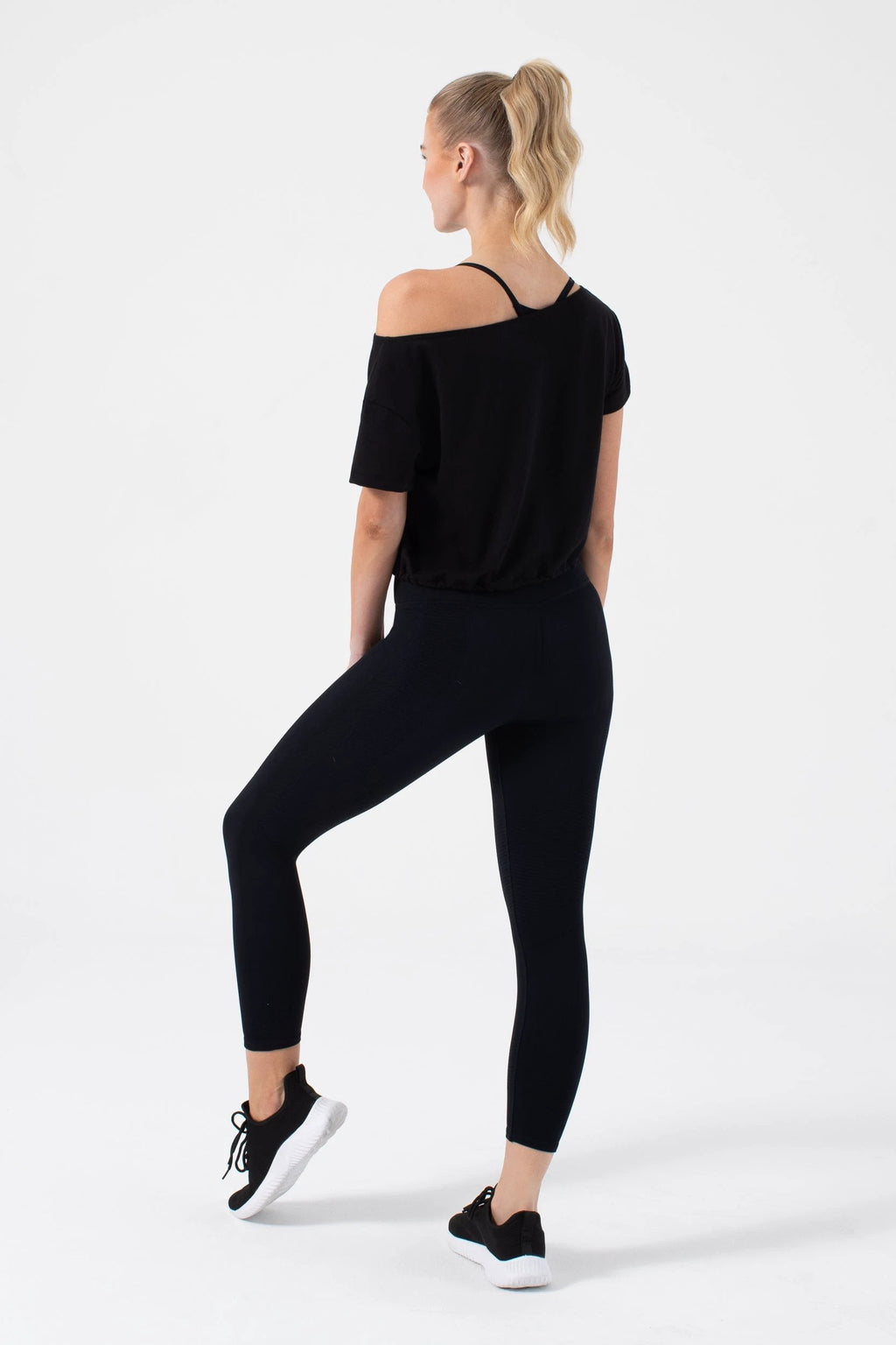 Top Nux Active Mangas Cortas Liso Deportivo Para Damas by Nux Active