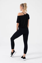 Top Nux Active Mangas Cortas Liso Deportivo Para Damas by Nux Active