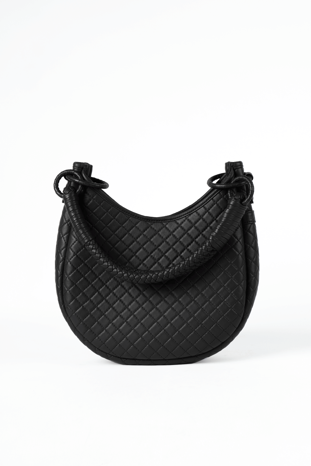 Saddle Shoulder Bag, Black