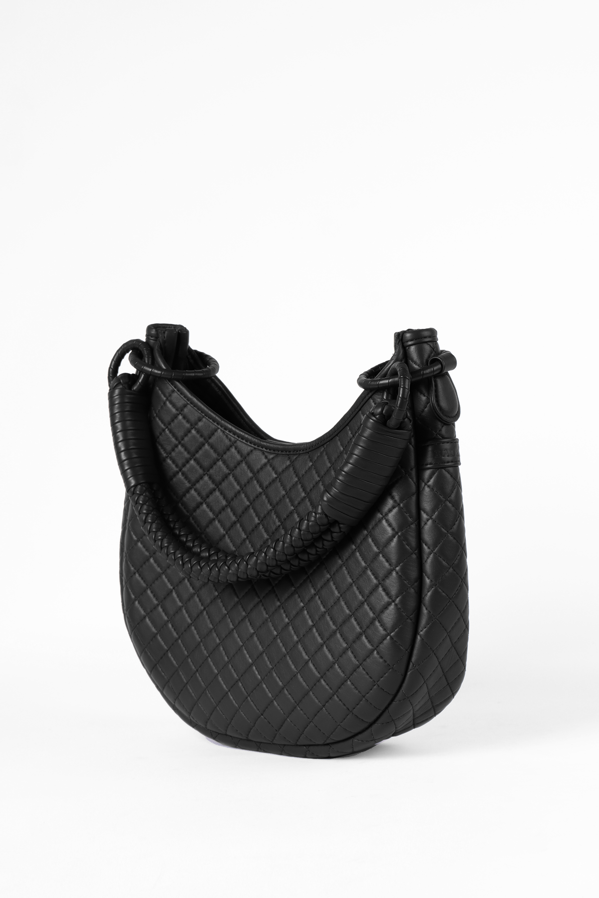Saddle Shoulder Bag, Black