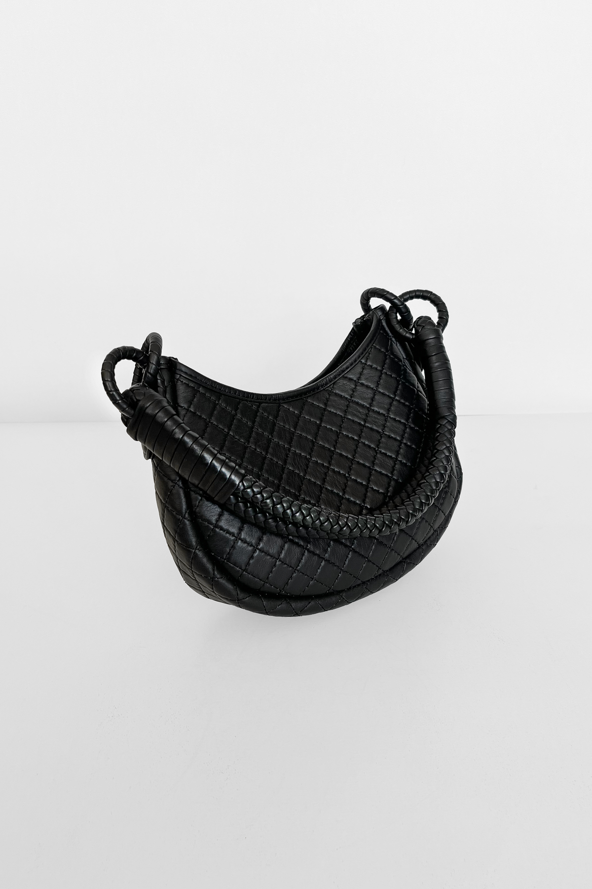 Saddle Mini, Shoulder Bag - Black