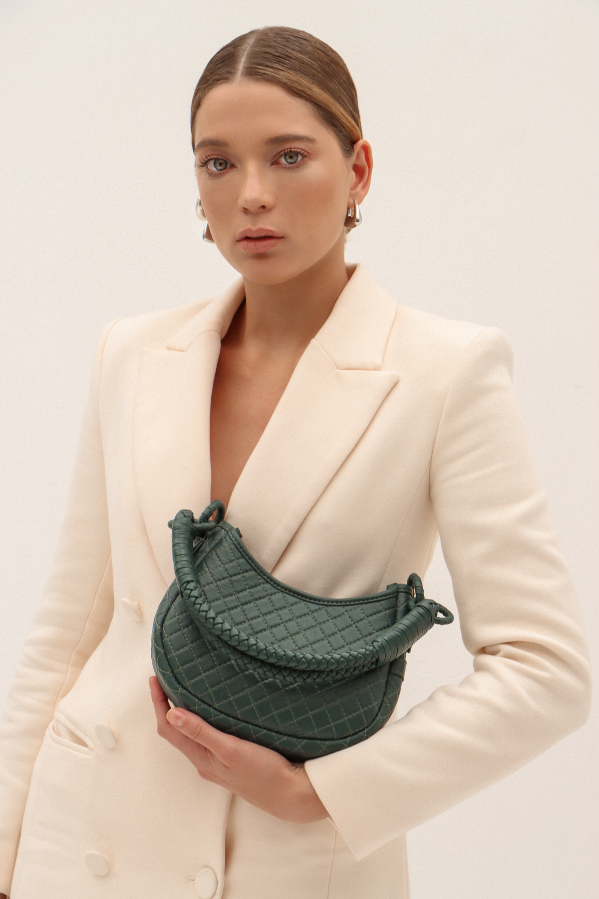 Saddle Mini, Shoulder Bag - Green