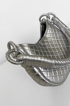 Saddle Mini, Shoulder Bag - Silver