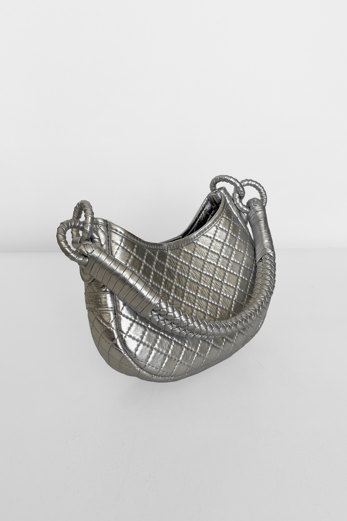 Saddle Mini, Shoulder Bag - Silver