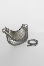 Saddle Mini, Shoulder Bag - Silver