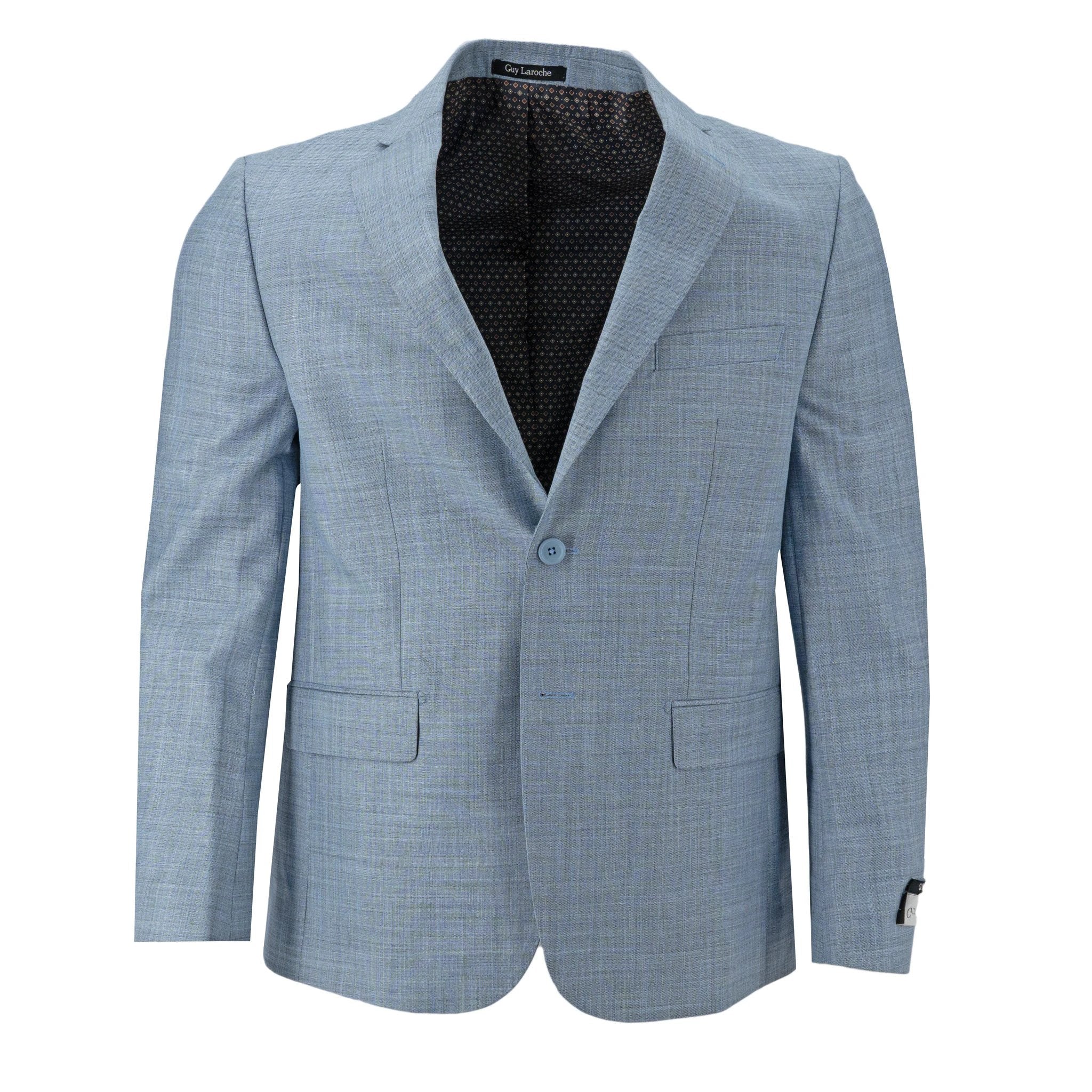 Saco Guy Laroche 2 Botones Liso Jaspado Para Caballeros by Guy Laroche
