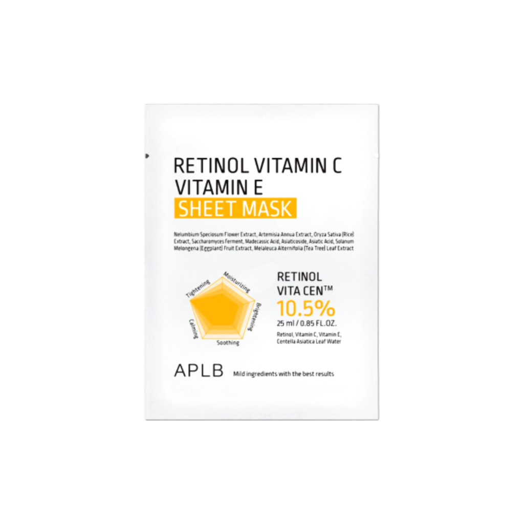 (SB) APLB RETINOL VITAMIN C VITAMIN E SHEET MASK