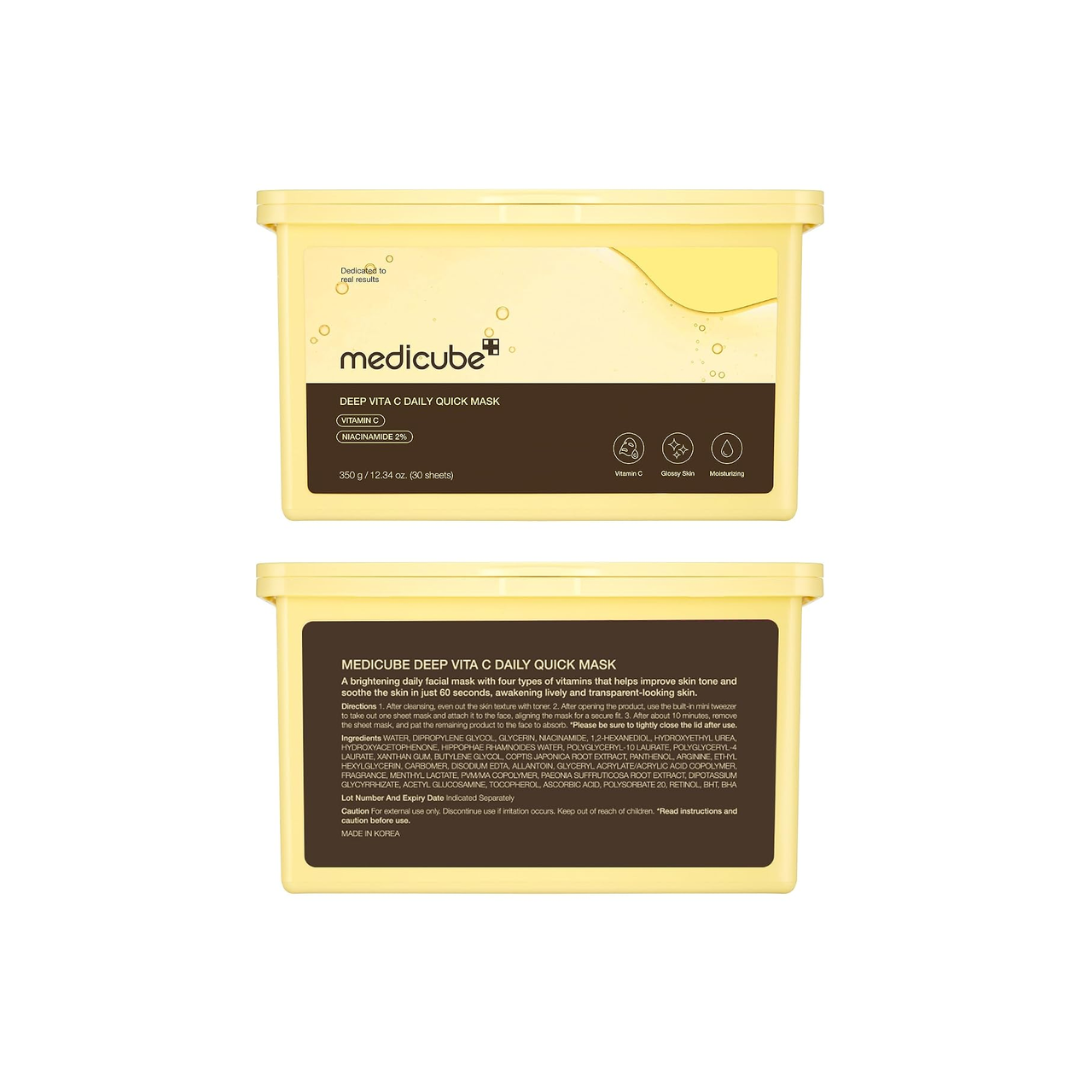 (SB) MEDICUBE DEEP VITA C DAILY QUICK MASK (30PCS)
