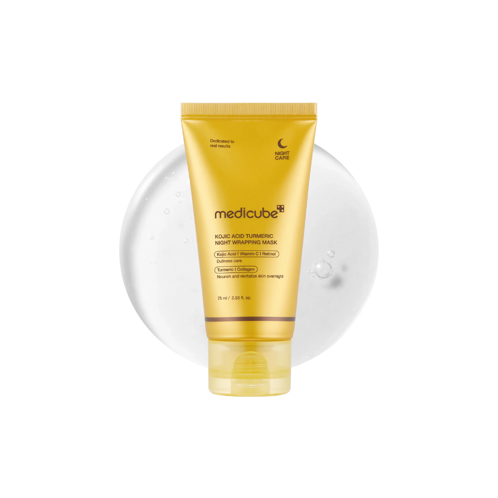 (SB) MEDICUBE KOJIC ACID TURMERIC NIGHT WRAPPING MASK 75ML 2.0