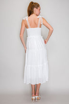 Vestido Story On sin Mangas Liso para Damas – vista 4