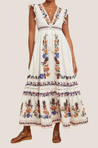 Vestido Sunday Up Mangas Cortas Estampado Para Damas by Sunday Up