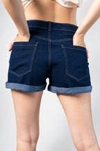 Short, color/material denim, marca Free Spirit – vista 3