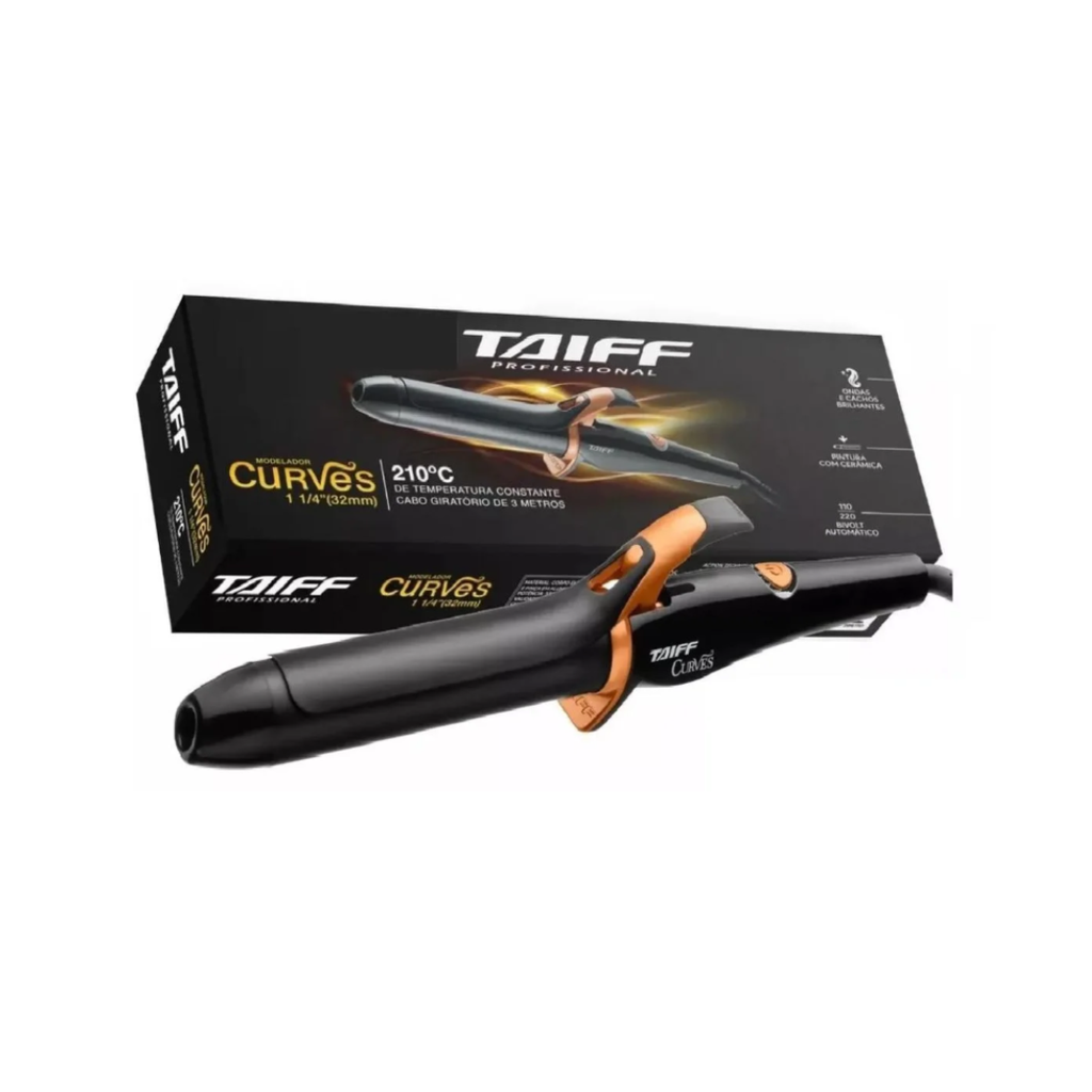 Rizador Taiff Curves 1 Bivolt Ceramic 25mm
