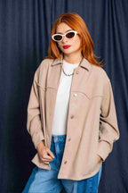 SOBRECAMISA OVERSIZE 8199 - Kliquea