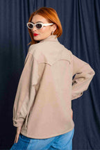 SOBRECAMISA OVERSIZE 8199 - Kliquea