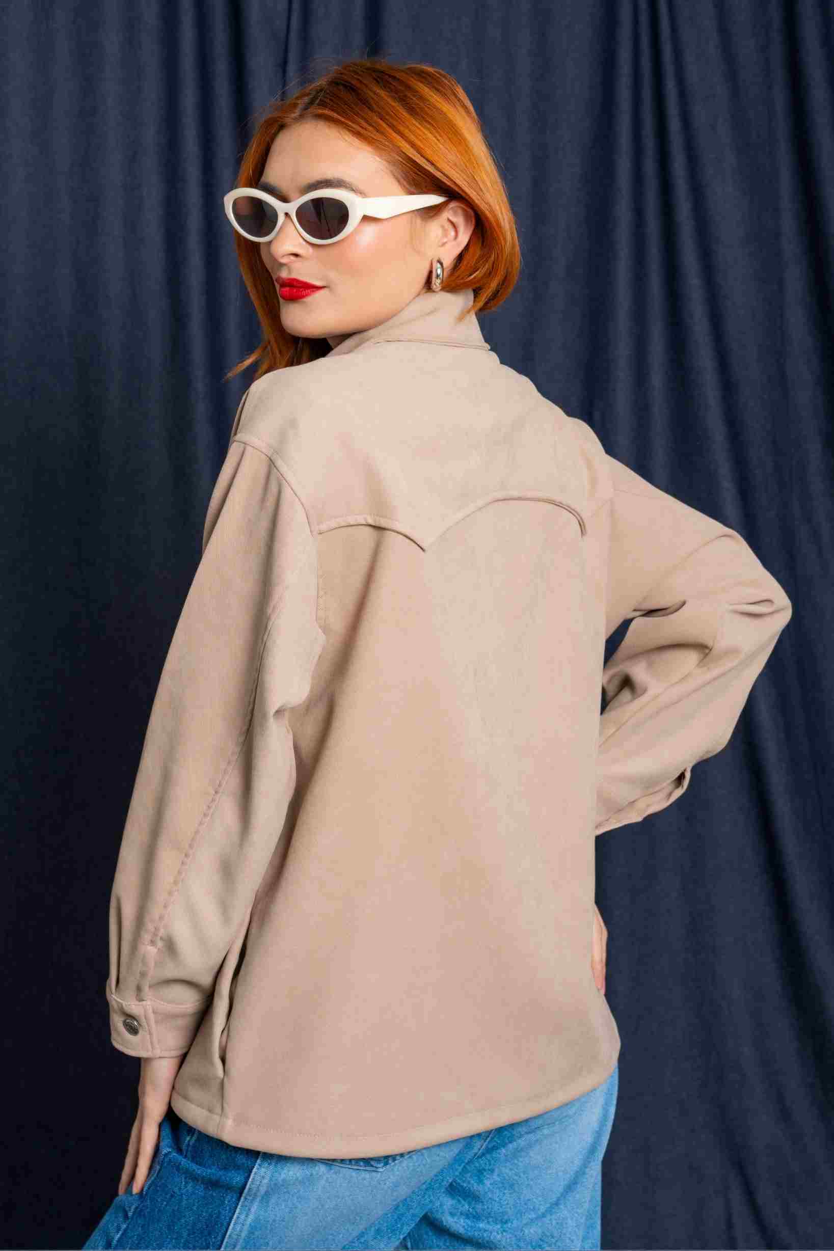 SOBRECAMISA OVERSIZE 8199 - Kliquea
