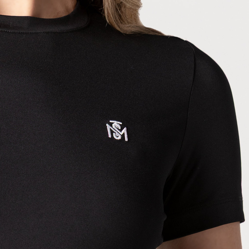 T-shirt women, color/material negro, marca Monastery – vista 4