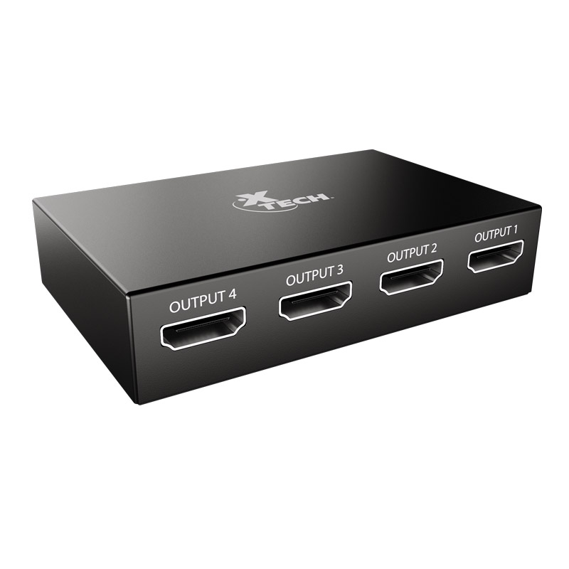 Splitter Xtech HDMI 4 puertos XHA-420