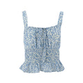 Blusa She + Sky sin Mangas Estampado para Damas – BLUE