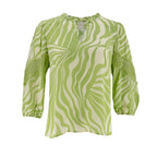 Blusa Zac & Rachel Mangas 3/4 Rayas Para Damas by Zac & Rachel