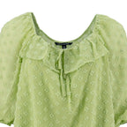 Blusa Zac & Rachel Mangas 3/4 Swiss Point Para Damas by Zac & Rachel