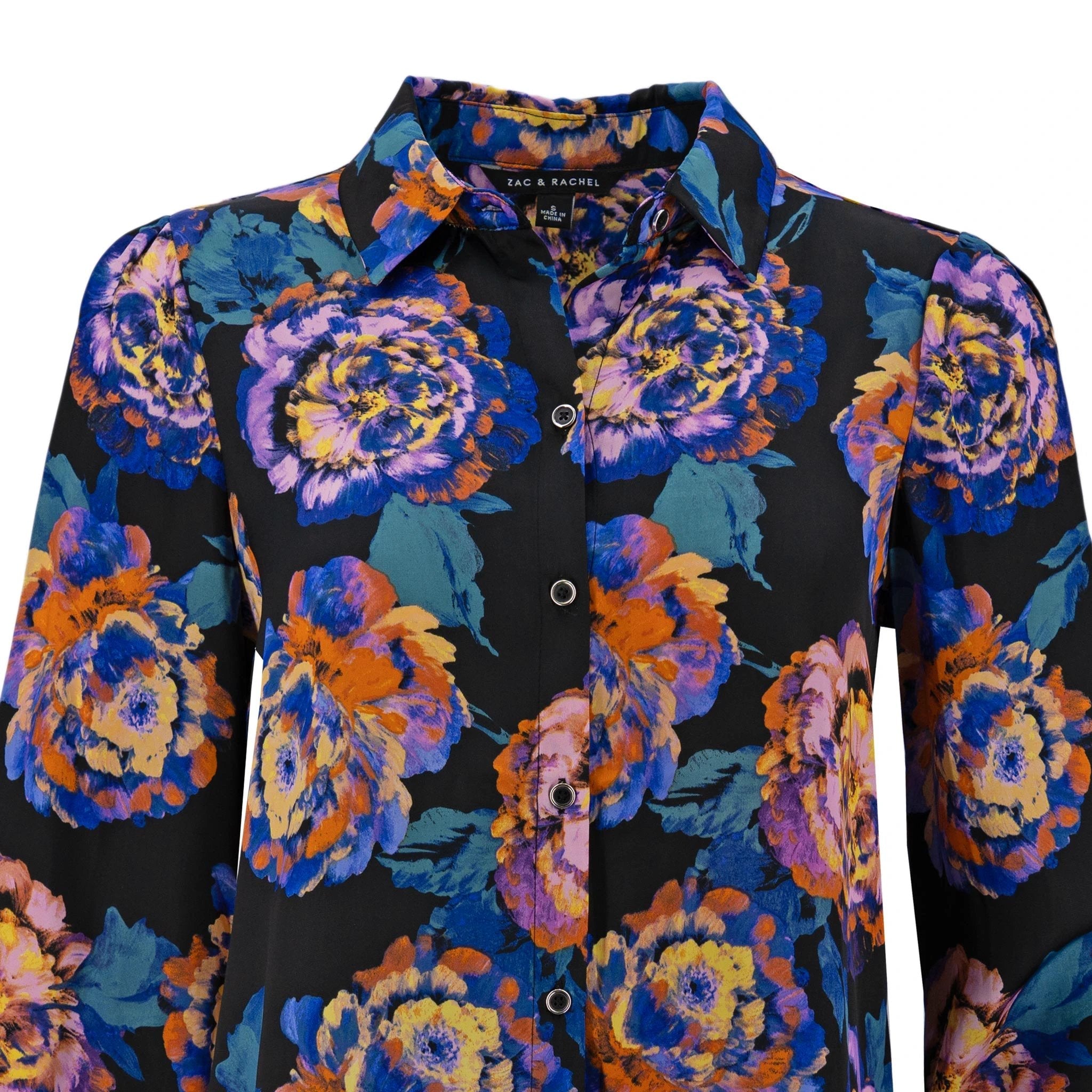 Blusa Zac & Rachel Mangas Largas Estampada Para Damas by Zac & Rachel