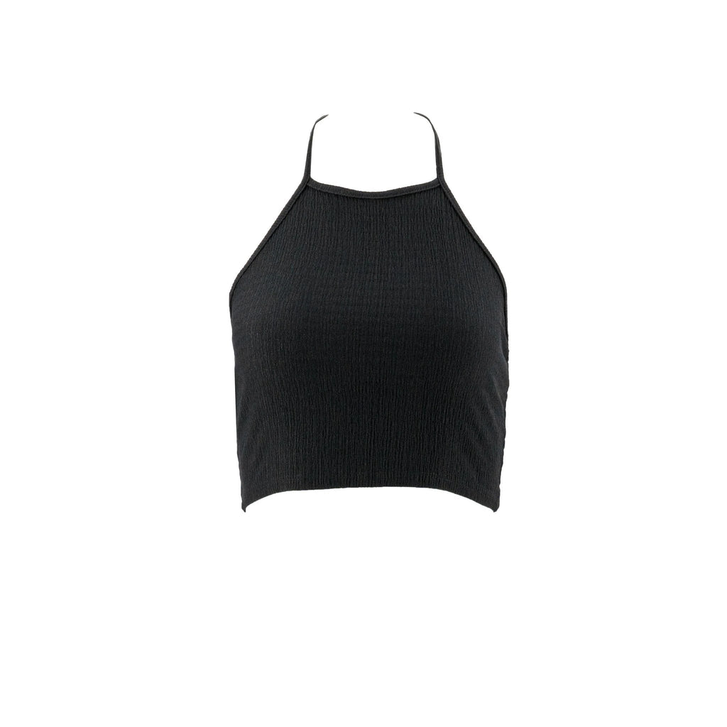 Conjunto Top 10 Halter Brocado Liso P/ Damas by Top 10