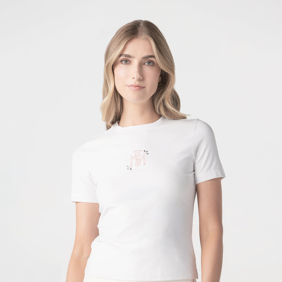T-shirt women, color/material blanco, marca Monastery – vista 2
