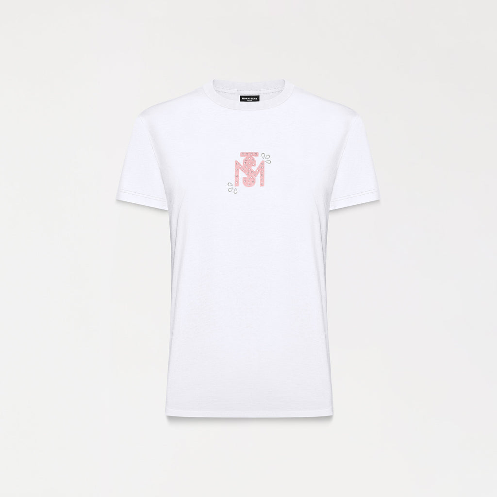T-shirt women, color/material blanco, marca Monastery – vista 5