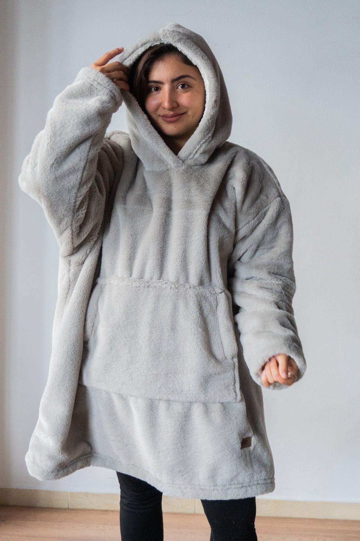 Saco Teddy Plata