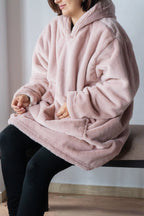 Saco Teddy Palo Rosa