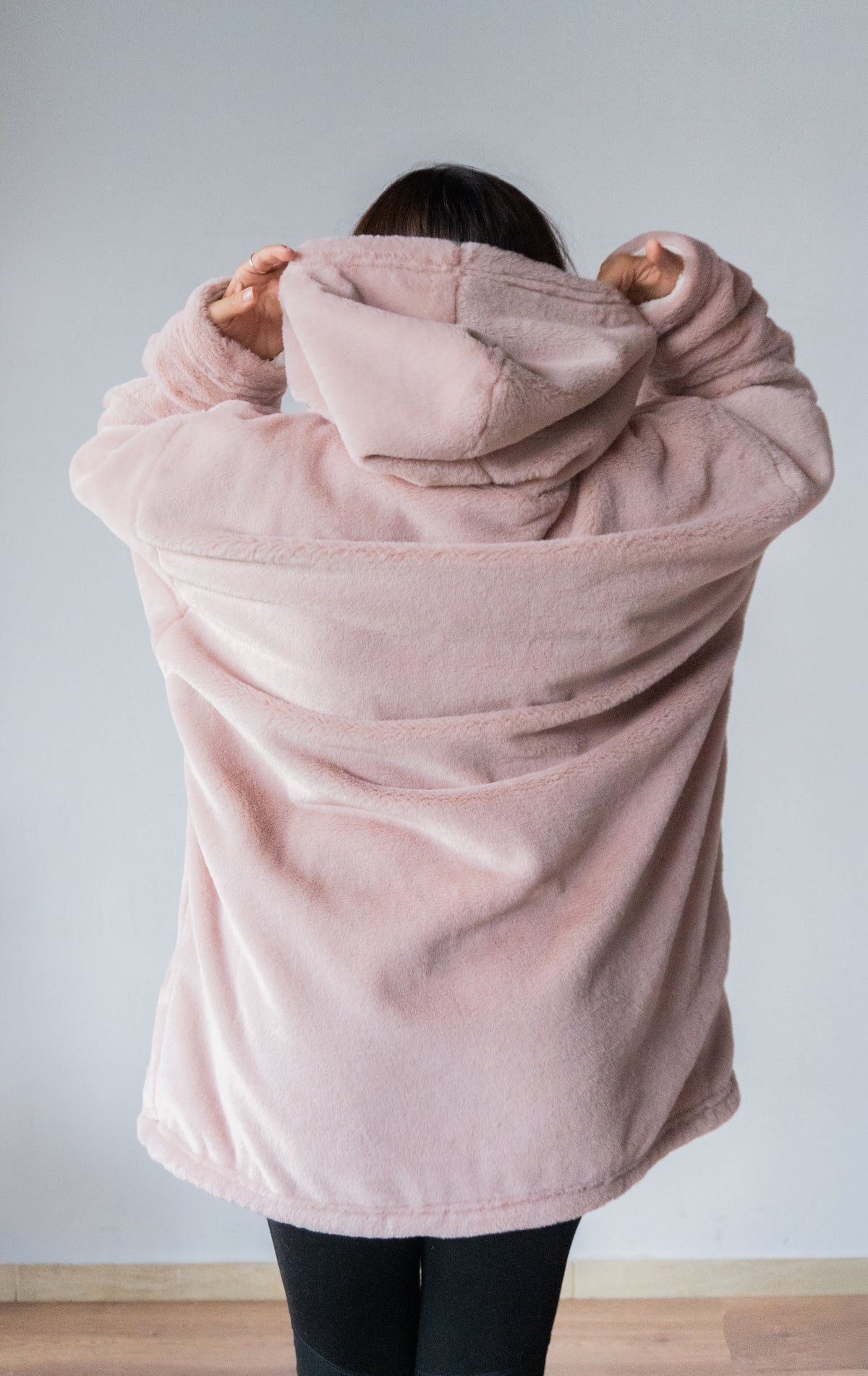 Saco Teddy Palo Rosa