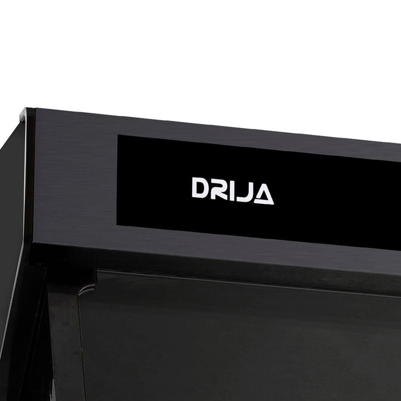 Extractor de Grasa DRIJA LED Acero Inoxidable Negro SLIM TOUCH 60 BLACK