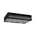 Extractor de Grasa DRIJA LED Acero Inoxidable Negro SLIM TOUCH 76 BLACK