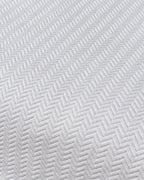Elegant Santorini Crudo Zigzag duvet set with a modern grainy texture and subtle zigzag pattern, adding sophistication to your bedroom.