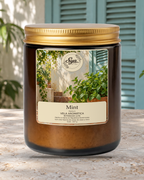 Vela Sya Mint de Botanique Luxe en escena ambiental.